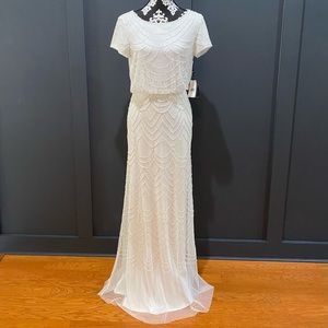 NWT Adriana Papell Wedding Dress/Reception Dress
